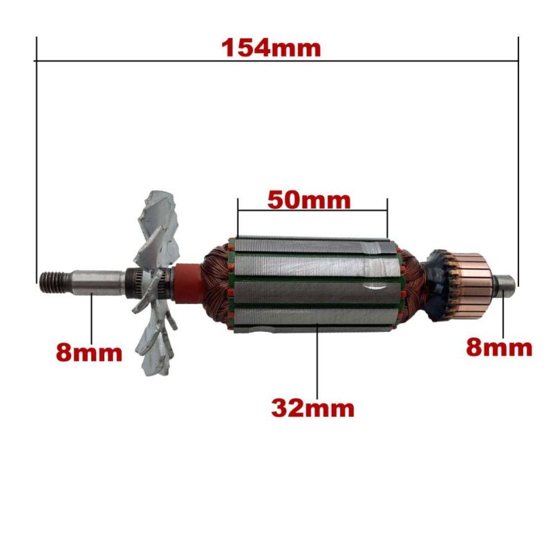 Replacement Spare Parts Armature Stator for Hitachi Angle Grinder