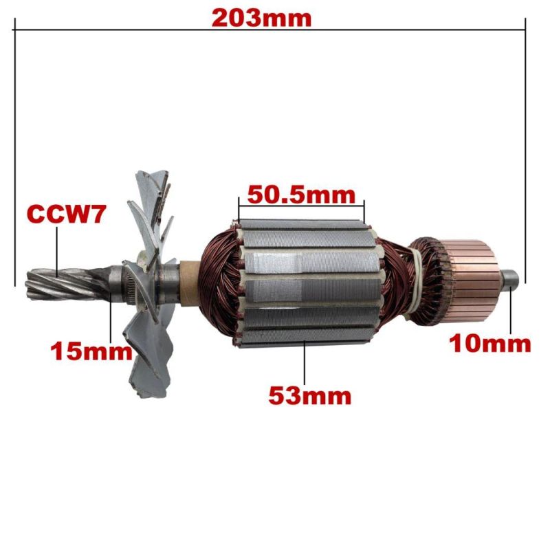 AC220V-240V Armature Rotor Anchor Replacement for Hitachi Cutoff Machine