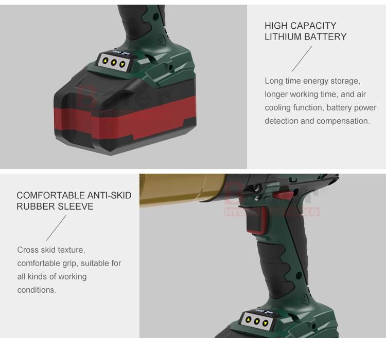 Cordless Operation Combined with Industrial Torque Power High Precision Wrench