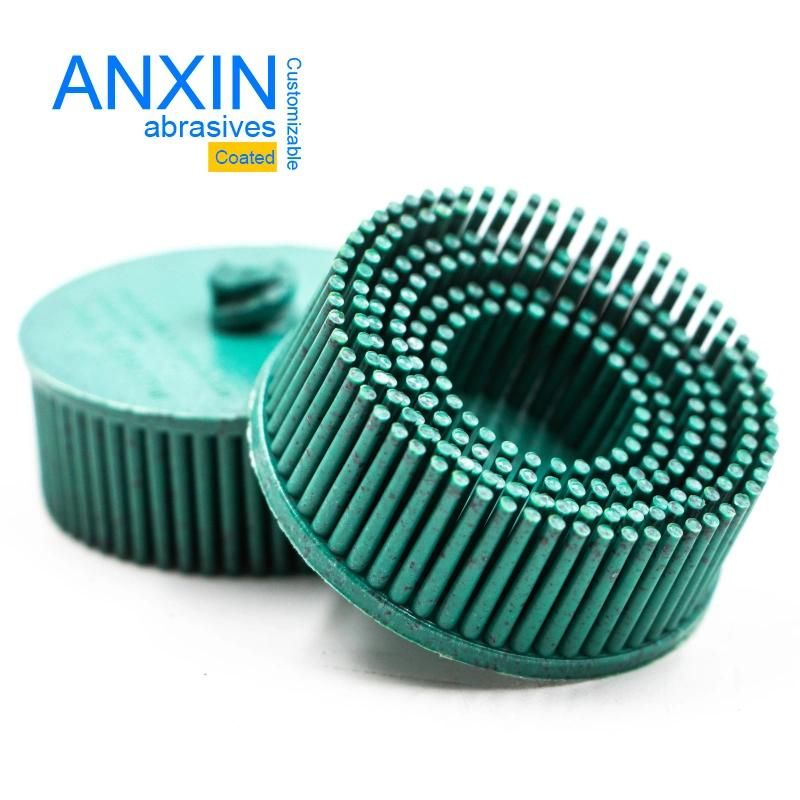 2" Domestic Soft Metal Polsihing Quick Change Bristle Disc