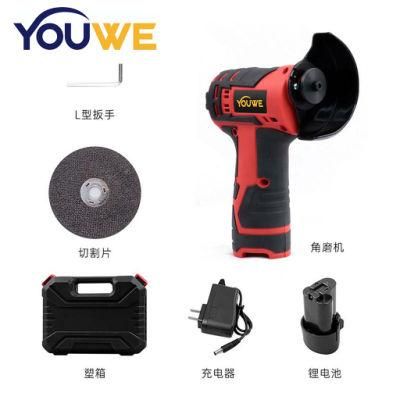 Cordless Angle Grinder, 105/110mm Wheel Diameter &amp; 8000 Rpm Speed