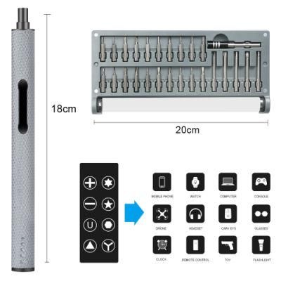 62 in 1 Mini Cordless Electric Screwdriver Set, Magnetic Screwdriver for DIY Phone Laptop