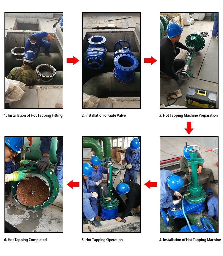 Ht600 Model Pn10, Pn16, Pn25 Electrical Hot Tapping Machine