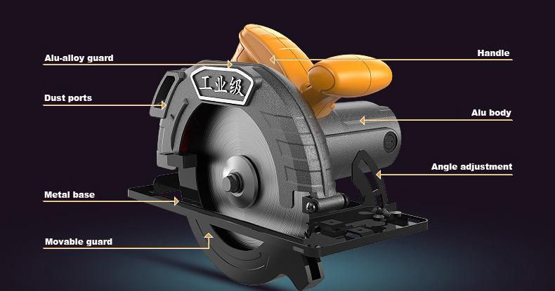 China Factory Machine Tool 2300W 10" Professional Industrial Circular Saw Power Tool Electric Tool