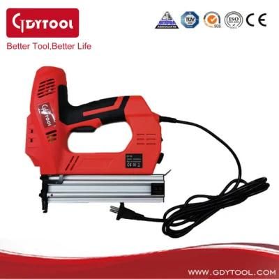 Electric Power Ga. 21 1/2&prime; &prime; Crown Electric Staple Gun with Adjust Botton Power Gdy-Ef8016b