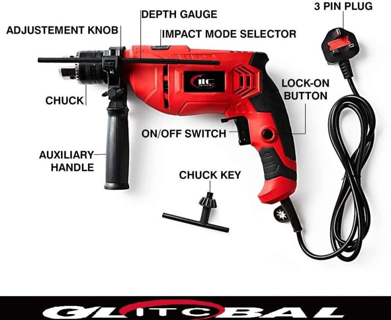 500W Powerful Electric Impact Drill Power Tool