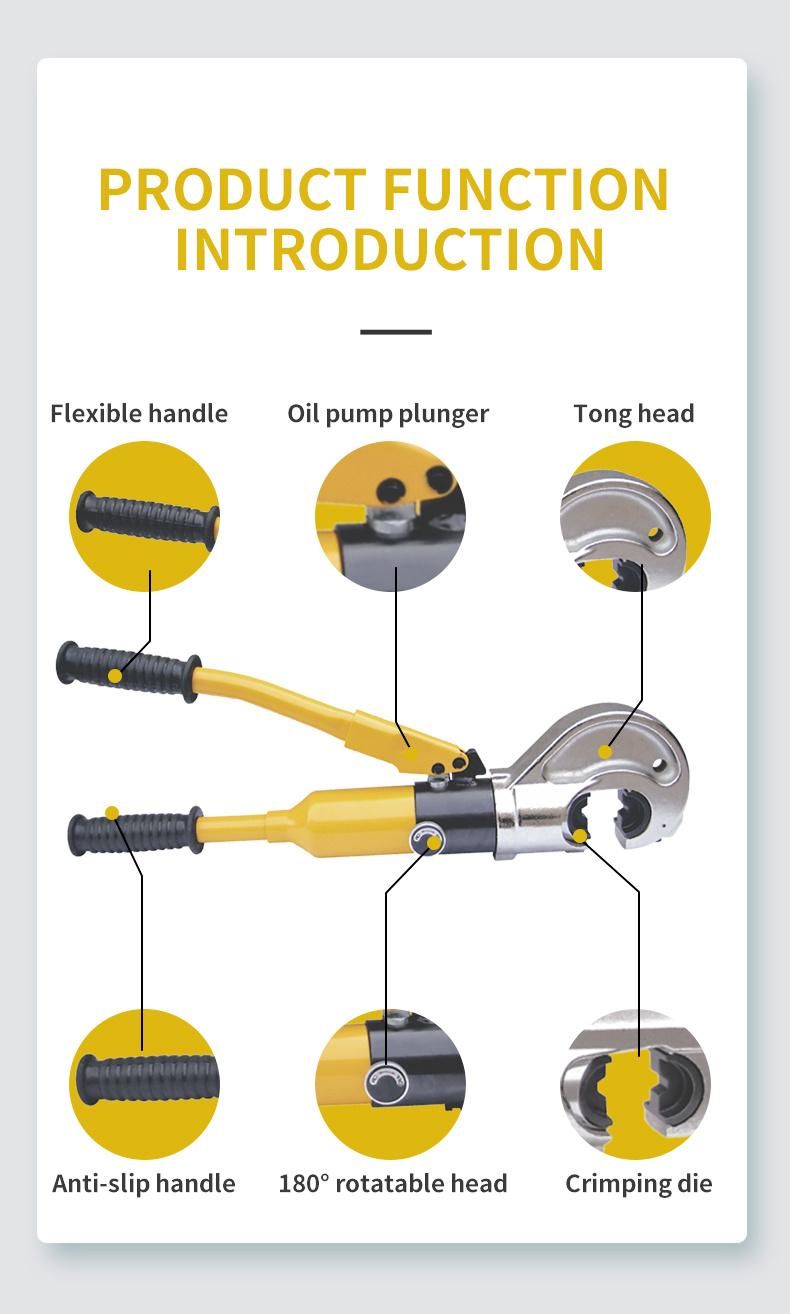 Hydraulic Cable Lug Crimping Pliers (ZYO-400)