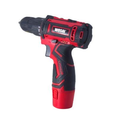 Cordless Wosai 12V Lithium Battery Protech Tool Fixtec Tools Screw Drill Drilling Tool Machine