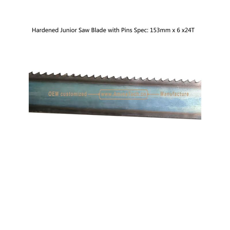 Hardened Junior Saw Blade with Pins Spec: 153mmx6x24T,Hand Tools