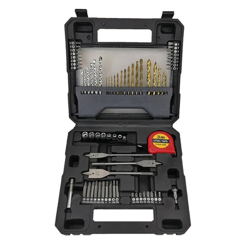 70PCS Hardware Combination Drill Bit Set Accessories Twist Drill Bits Too Carbide Alloy Masonry Drill Bits Wood Drill Bits Screwdriver Bits