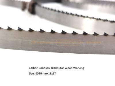 Carbon Band Saw Blades for Wood WorkingSize: 6020mmx19x3T