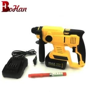 20V 4.0ah Cordless Rotary Hammer Drill Electric Hammer Drill Machine Electric Rotary Hammer Drill 26mm