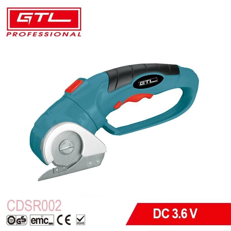 Electric Rotary Cutter 3.6V Cordless Electric Scissor Rechargeable Fabric Shear for Cloth/Paper/Carpet/Leather Cutting (CDSR002)