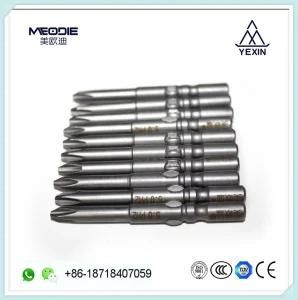 Strong Magnetic Power Electric Screwdriver Bits in Sandblasted Finish