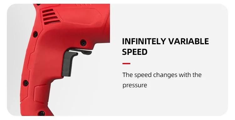 High Quality 500W 10mm Power Tools Hand Portable Electric Drill