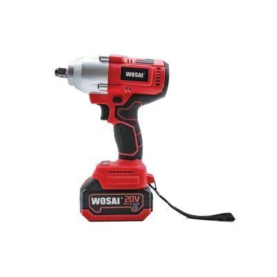 20V Cordless Brushless Wrench 4000mAh Li-ion Battery Electric Anvil Impact Power Wrench