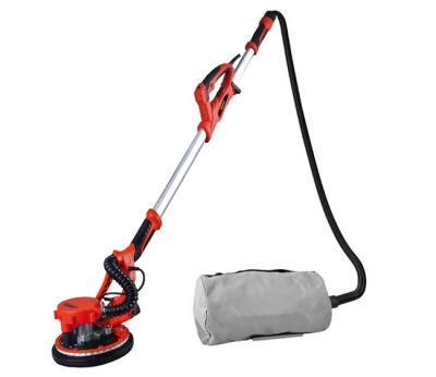 800W Long Handle Telescopic Self Vacuum Grinding Machine Electric Drywall Sander with CE GS