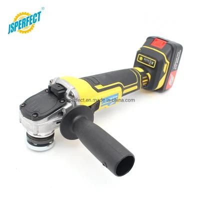 Heavy Duty Cordless Angle Grinder 2 Batterai 4000mAh