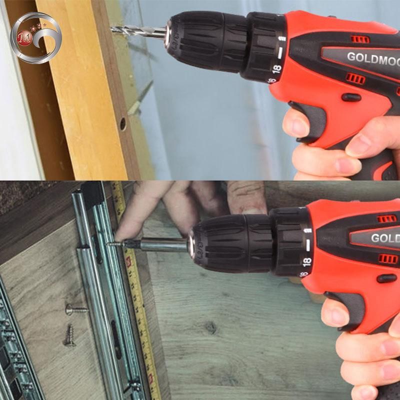 Goldmoon Cordless Max Chuck Dia 13mm Carton Brushless Motor Drill