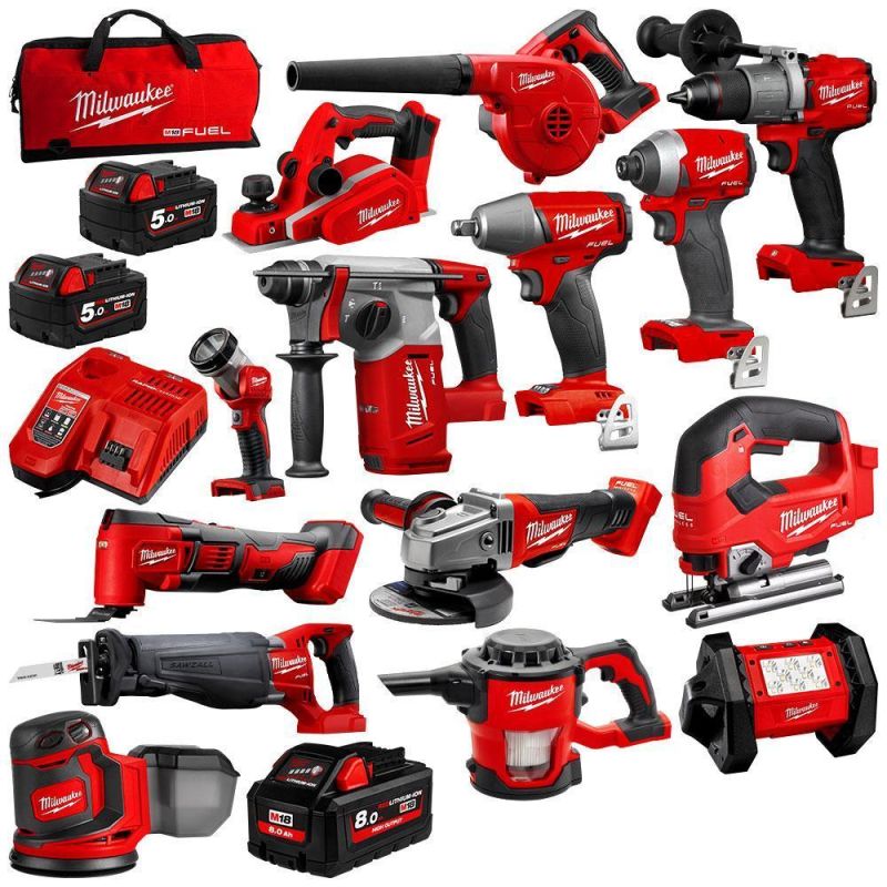 Free Shipping for Milwaukees 2695-15 M18 Combo 15 Tool Kit