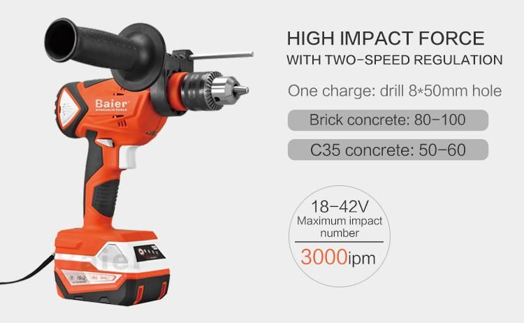 Brushless Charging Electric Hammer Drill Strong Motivation
