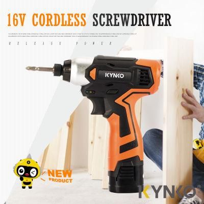 Kynko 16V 10mm Cordless Driver Drill