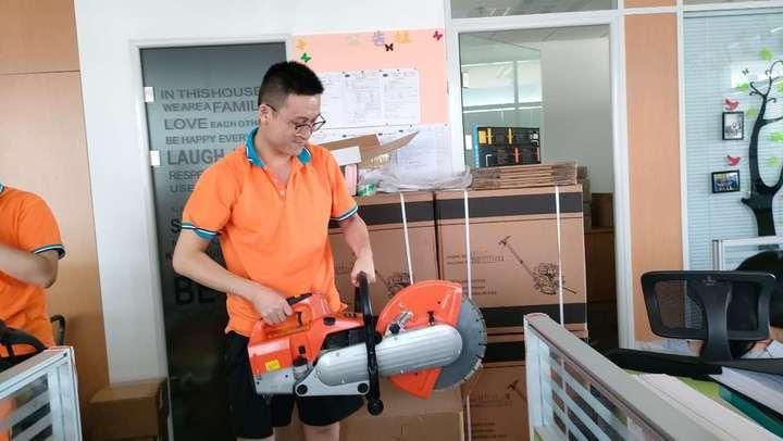 Cut-off Saw Concrete Cutter Hand-Hold Gasoline Saw Machine