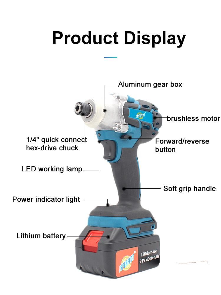 Jsperfect Electric Screwdriver Drill with Li-ion Baterry