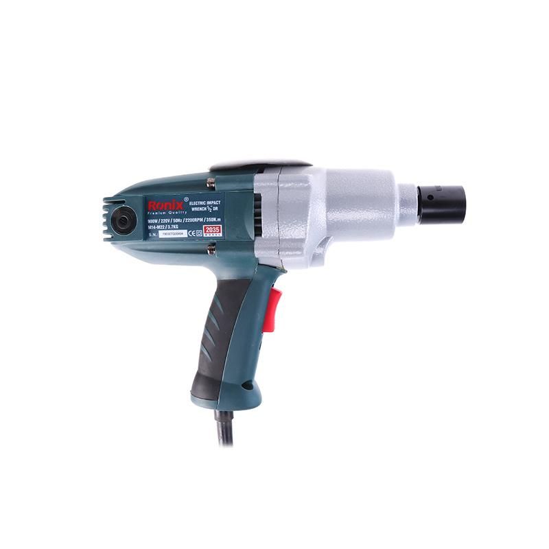 Ronix Model 2035 1/2dr Inch 900W in Stock Power Tools Electric Professional Rechargeable Impact Wrench Machine