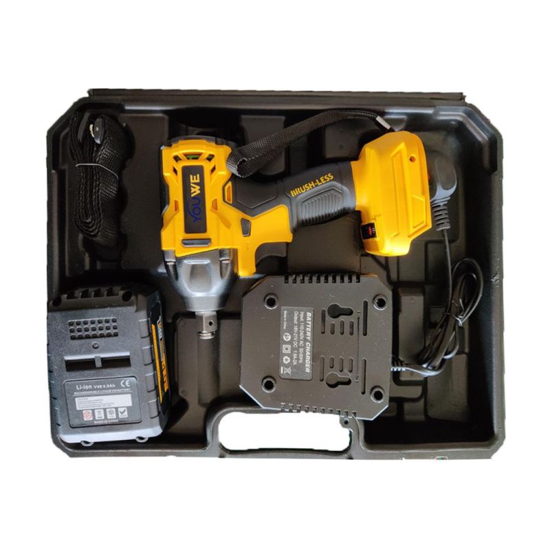 Professional 1000n. M Torque Cordless Wrench Impact Screwdriver with Ma Kita, Dewalt Platform Battery