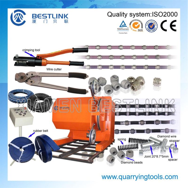 Quarry Diamond Wire Rope Saw Machine for Rock Cutting