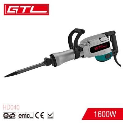 1600W Heavy Duty Electric Drill Concrete Breaker Demolition Hammer (HD040)