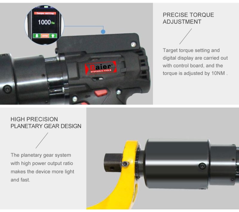 Hot Selling High Quality Battery Charging Battery Cordless Torque Wrench-Brdc