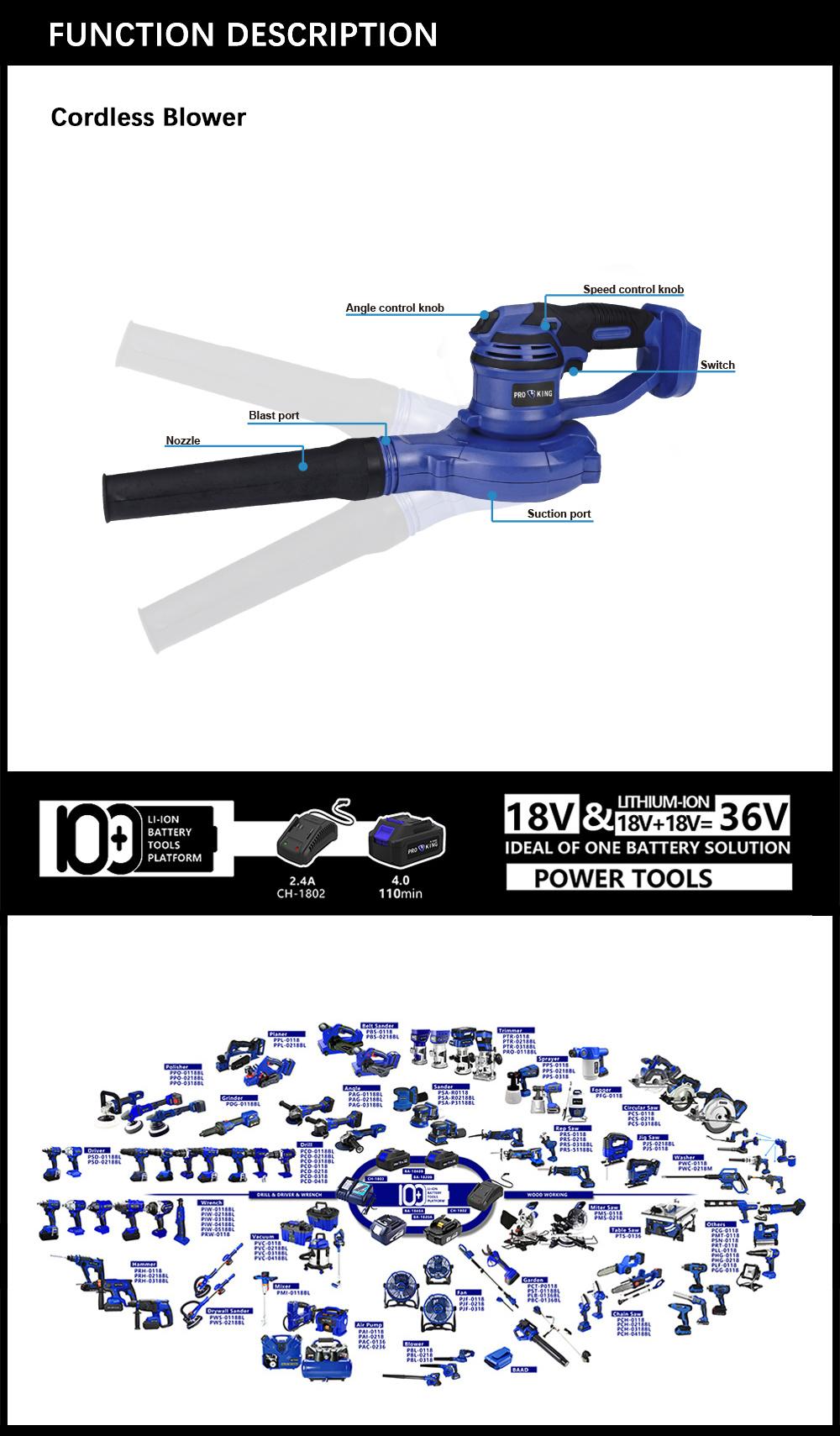 Cordless Blower Battery Tool