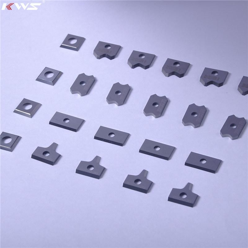 Kws Carbide Inserts for Wood Planer and Helical Cutter Heads Indexable Spiral Cutter Heads