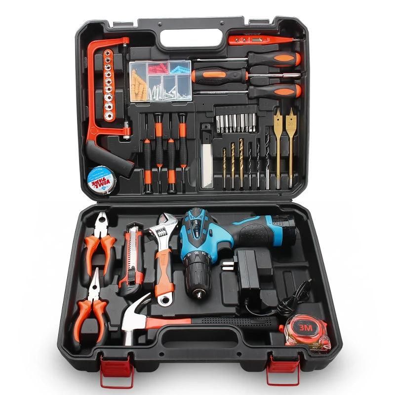 48PCS Practical Home Repair Hand Working Tool Kit Electrician Basic Professional Mechanic Tool Set