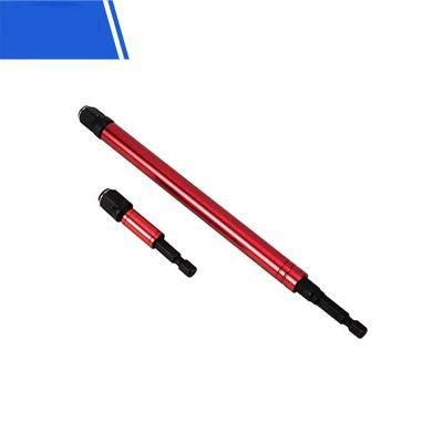Quick-Release Self-Locking Rod Extension Rod 2-Piece Suitable for Electric Drill Brush