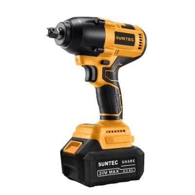 Suntec New Model 20V Cordless Brushless Impact Wrench 3-Speed Control Electric Wrench