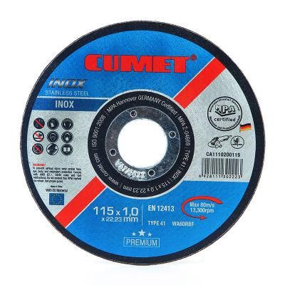 4.5&quot; Fast Cutting Wheel for Stainless Steel Inox