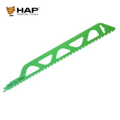 Bright Green Color Carbide Tipped Reciprocating Saw Blade for Brick Cement