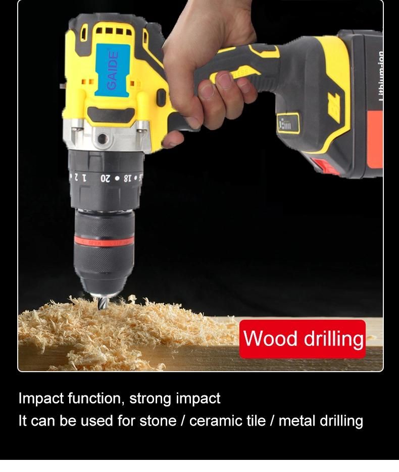 Cordless Drill Powerfull Strong Performance for All Kinds of Heavy Jobs