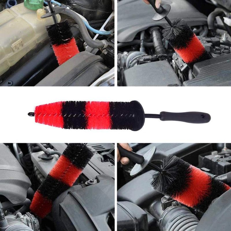 Cross-Border Supply Car Cleaning Tool Car Interior Beauty Cleaning Brush 7 Cases Car Wheel Brush Spot