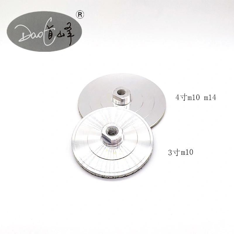 Daofeng 3inch 80mmaluminum Backer Pad/Backing Plate Holder Super Thin