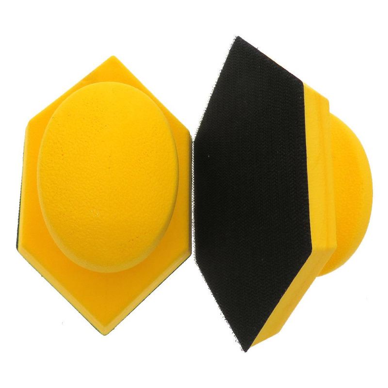 Cross-Border Supply 150*90mm Manual Diamond Polishing Disc Self-Adhesive Back Velvet Sandpaper Polishing Disc for Car Cleaning