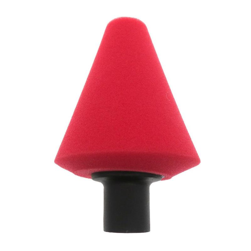 Cross-Border Supply 70mm Red Chamfered Cone Car Polishing Sponge Car Wheel Cleaning Car Wash Sponge Brush