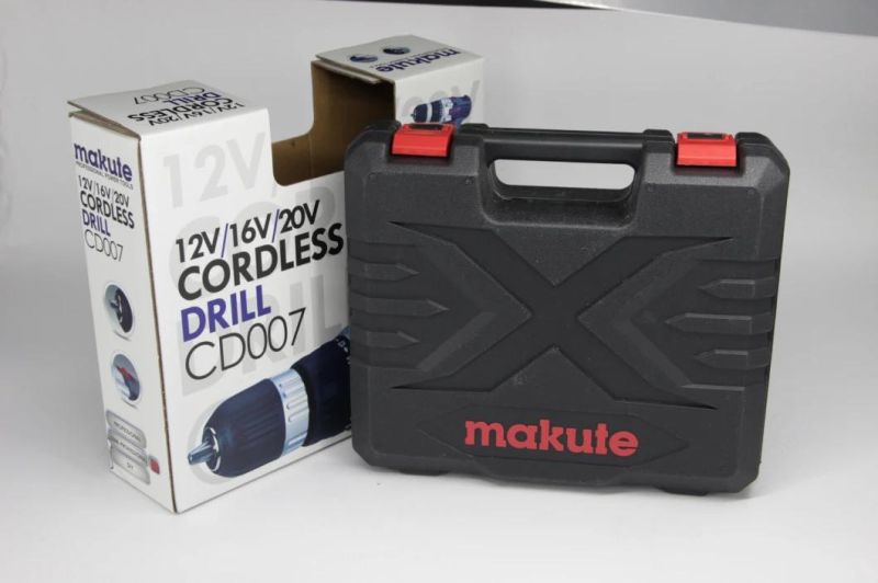 Makute Li-ion Battery 15cc 12/16/20V Corldess Drill Mini Drilling Machine