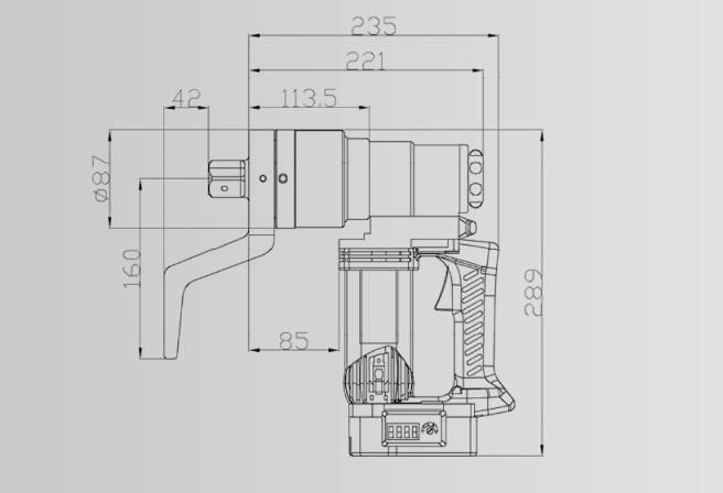 Powerful Electric Torque Wrench M27 M30