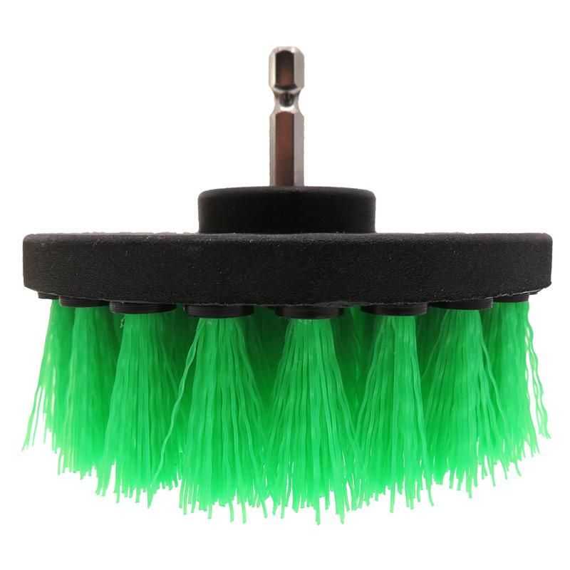 Electric Drill Brush Green 20-Piece Set Electric Drill Bit Kitchen Cleaning Electric Cleaning Brush