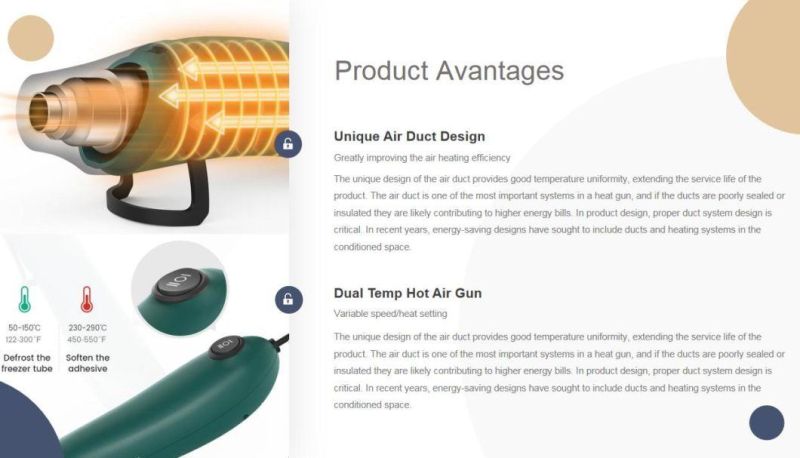 Mini Heat Gun for Shrink Tubing