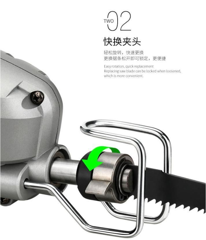 China Factory Hot Sale 600W 115mm Mini Electric Reciprocating Saw for Wood Metal Bones Power Tool Electric Tool
